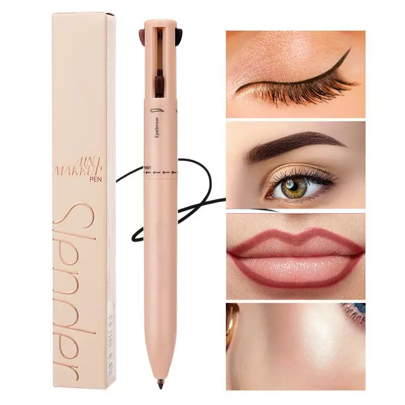 Дорожные ручки для макияжа разноцветная подводка глаз хайлайтер