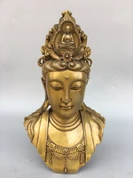 8 tibetan temple collection bronze gilt avalokitesvara buddha head amitabha worship buddha town house exorcism