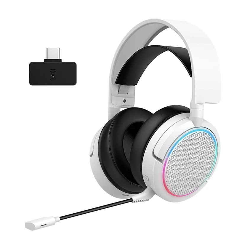 

Беспроводные наушники X3 Pro 2,4G + BT5.1 + 3,5 мм проводной 7,1 стерео микрофон RGB игровая гарнитура для ПК/ноутбука/мобильного телефона