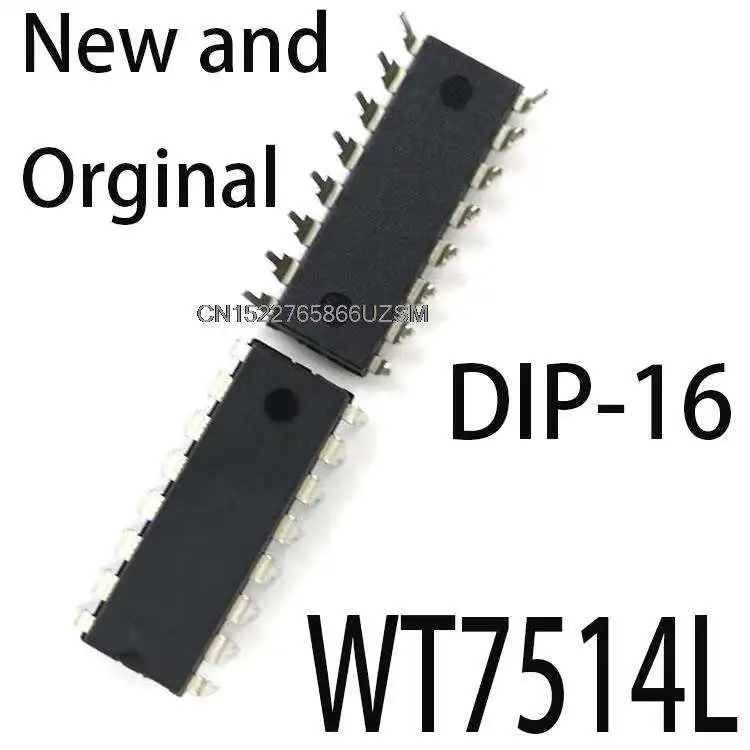 5шт Новый оригинальный DIP-16 WT7514 DIP Оригинальный WT7514L |