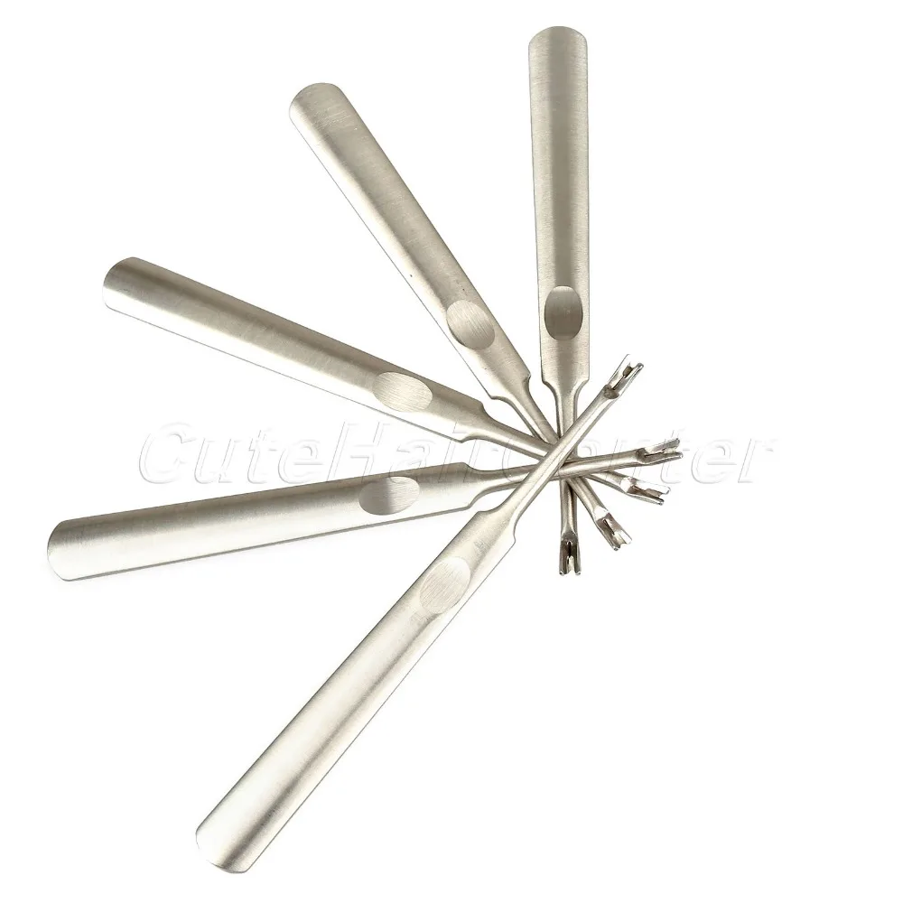 

5Pcs/set Working Hand Leather Trench Stitching Groover Skiving Edge DIY Craft Keen Edge Beveler Leathercraft Tools U V Shaped