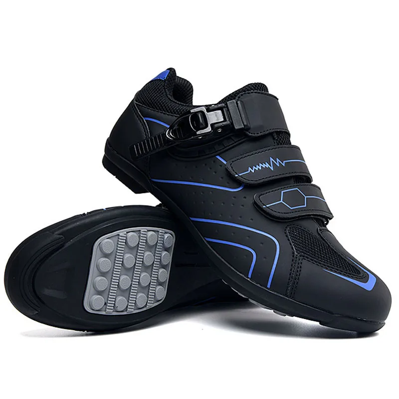 Outdoor Road Bicycle Lock Shoes Rubber Hard-soled Riding Non-slip Breathable Lightweight Mountain Cycling Sneaker