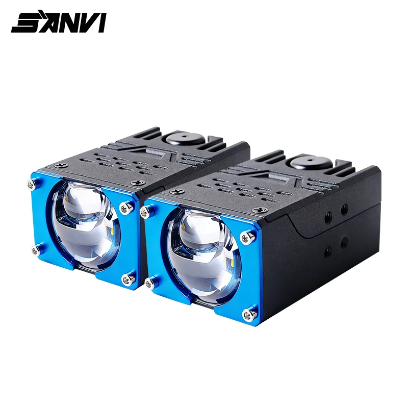 

SANVI S101 Светодиодные прожекторы, бампер, противотуманные фары, линзы проектора для автомобиля, вспомогательные рабочие фары, мини-дальный свет 4X4 для бездорожья