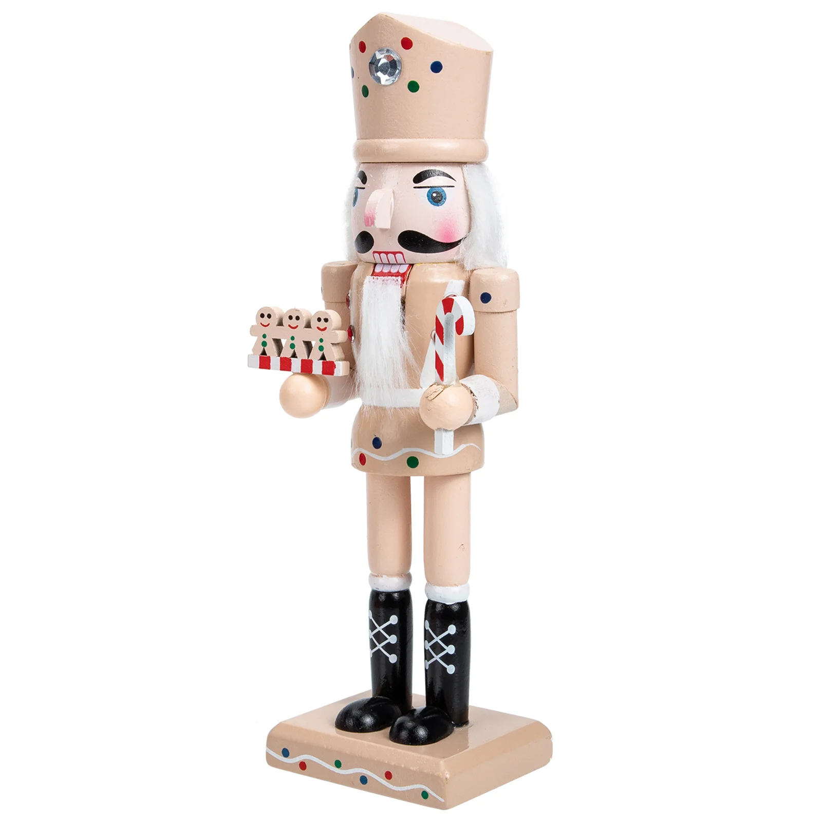 

Nutcracker Christmas Nutcrackers Decoration Decorations Ornaments Clearance Wood Soldier Black Wooden Tableunfinished Decor
