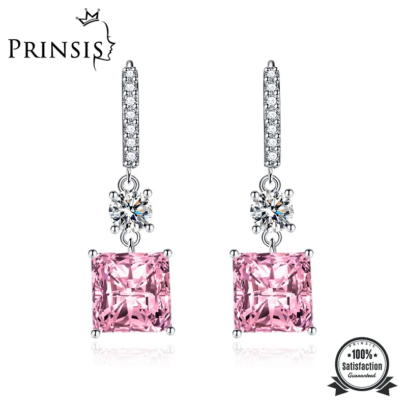 

Винтажные женские модные серьги PrinSis, сверкающие серьги-кольца, подарок на день рождения для девочек, корейская бижутерия P283