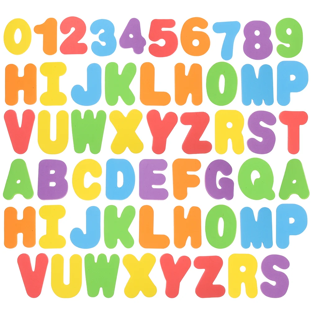 

2 Sets of Toddler Bath Toys EVA Bath Letters Numbers Blocks Plaything Kids Shower Toys