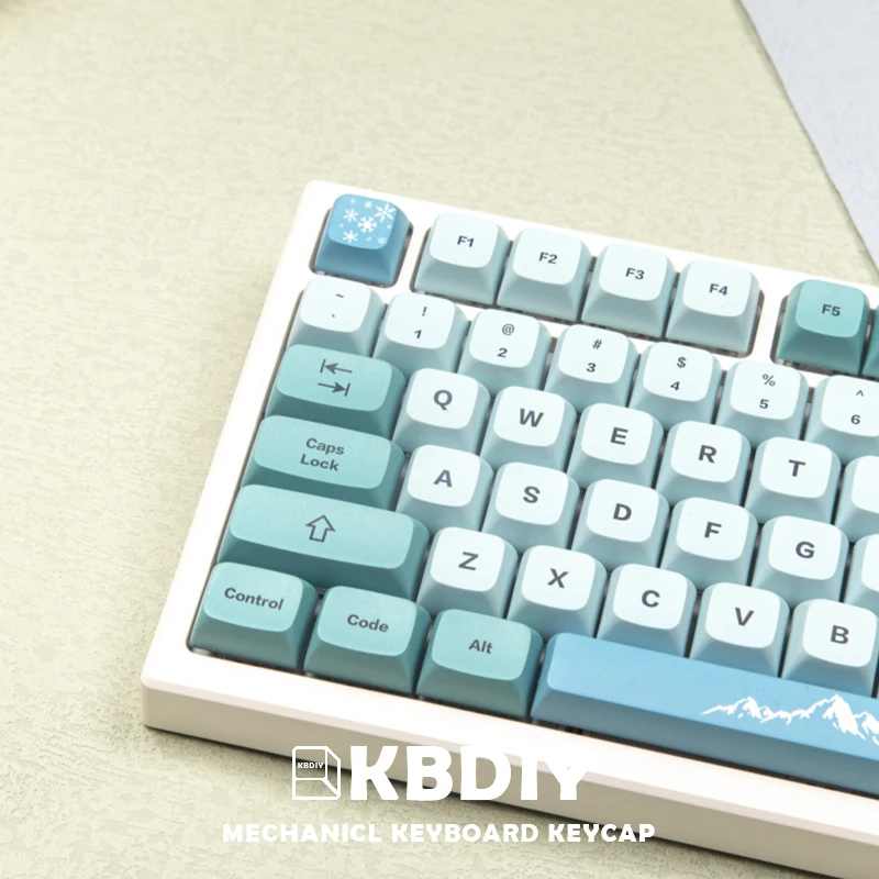 

KBDiy GMK iceberg Keycap PBT XDA профиль для игровой механической клавиатуры Keycap MX переключатели 64/68/108/104/87/61/96 123 клавиши