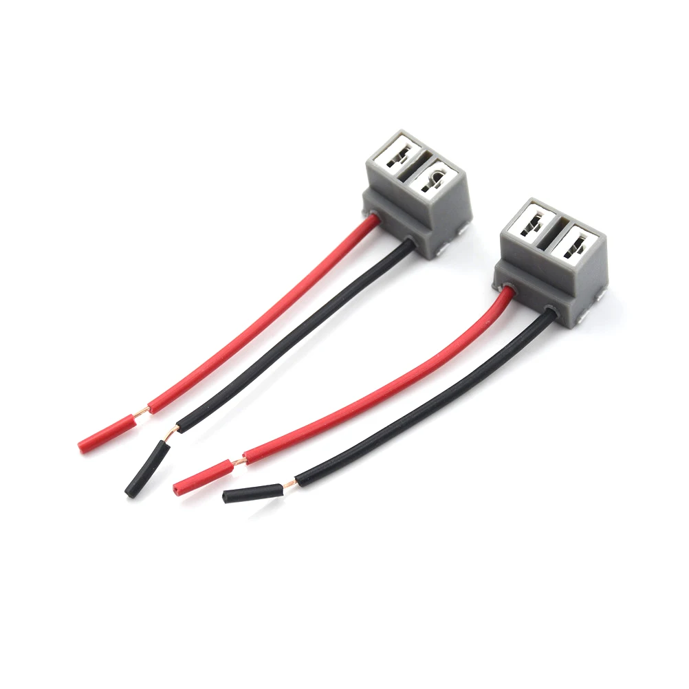 

2PCS H7 automobile Connectors Adapters for HID car Lamp Wiring harness Car 2 Pin way Electrical Wire Connector Plug