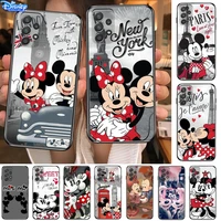 disney mickey mouse anime phone case hull for samsung galaxy a70 a50 a51 a71 a52 a40 a30 a31 a90 a20e 5g a20s black shell art ce