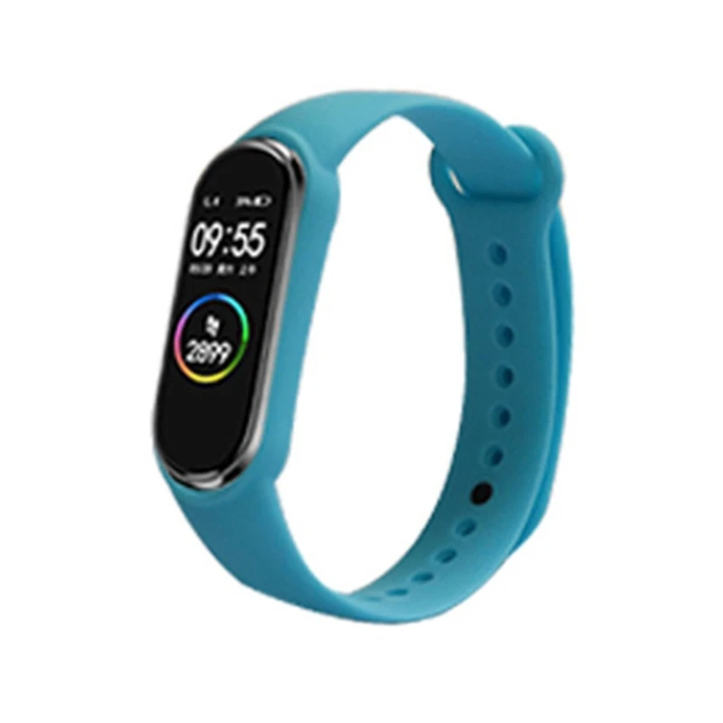 Ремешки для умных часов Band 6 5 регулируемые спортивные силиконовые сменные