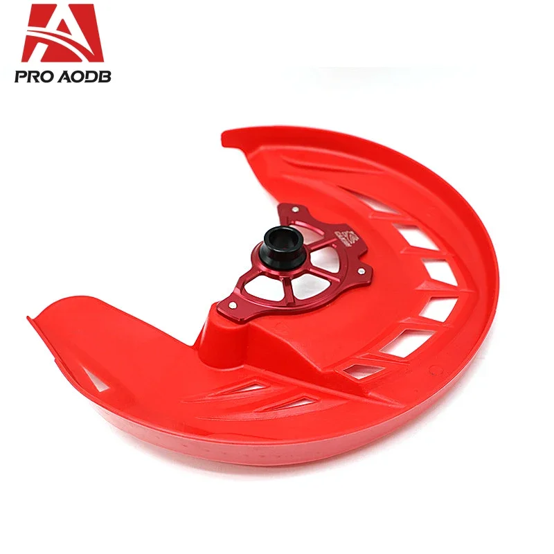 Dirtbike Red X-Brake Мотокросс Передний тормозной диск Защитная крышка ротора для Honda CR