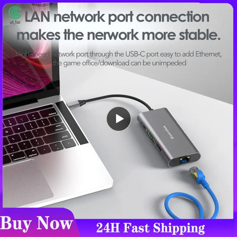 

Conference Projection Screen For Windows/ /linux 4k High-definition Usb Hub Office Tools 8 In 1 Notebook Converter Portable