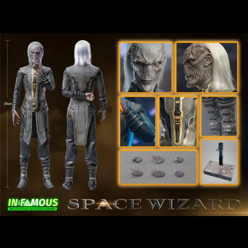 

In Stock Full Set CollectibIe IN-FAMOUS IF001 Space Wizard 1/6 Scale Soldier Male Action Figure Universal 12 Inch Movable Doll