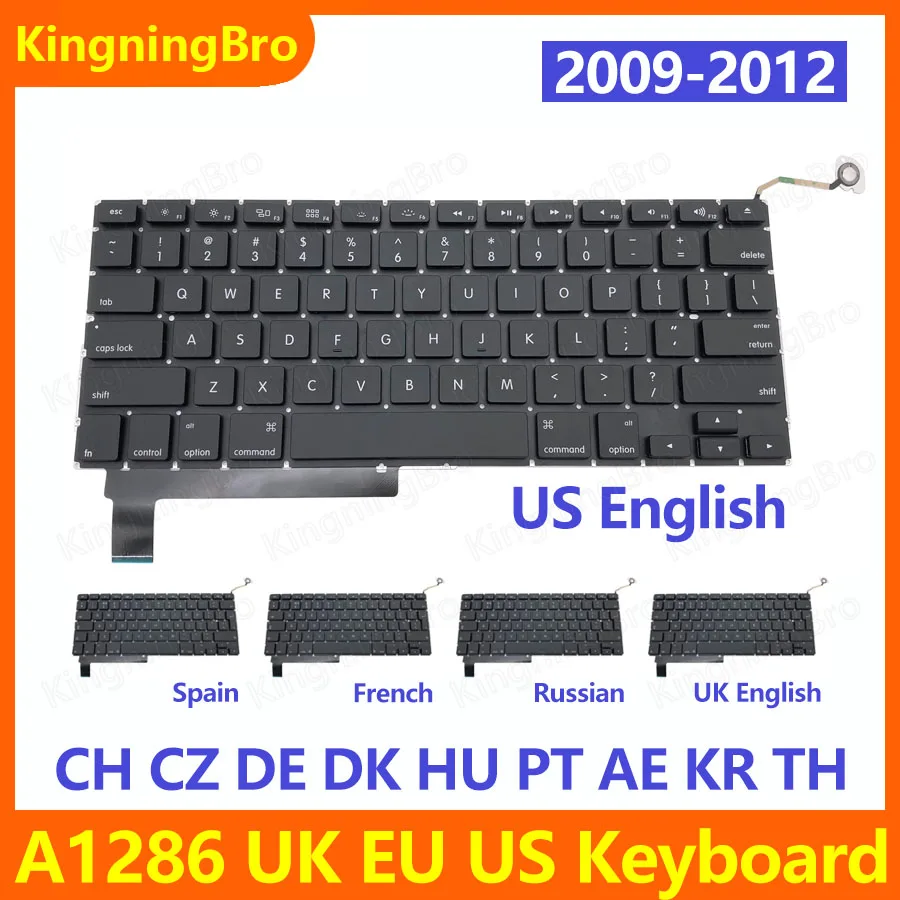 Клавиатура A1286 для Macbook Pro 15 дюймов 2009-2012 лет |