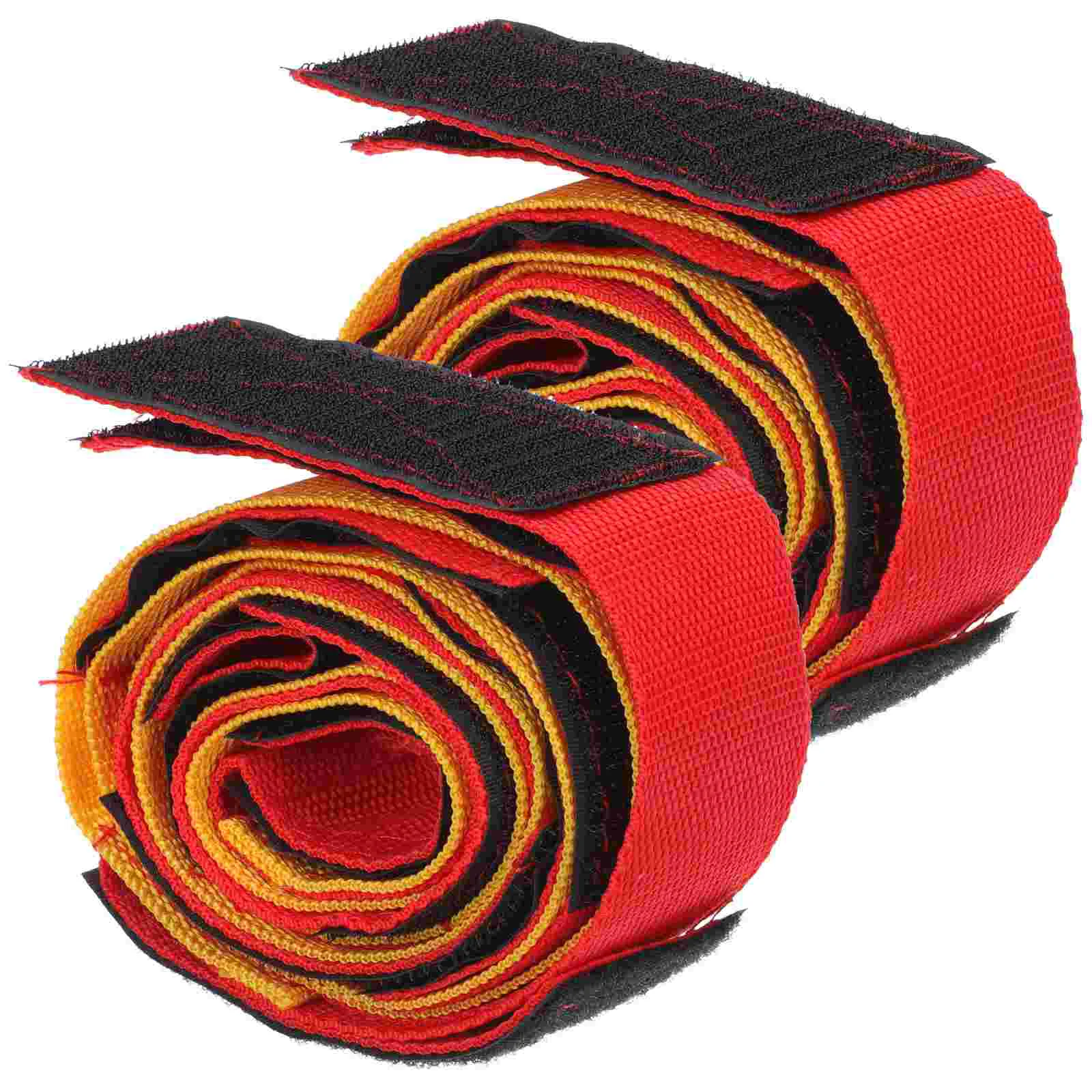 

2Pcs Wear-resist Portable Reusable Leg Straps Ankle Tie Rope Game Leg Band Legged Race Tie for Game Party Outdoor Playing