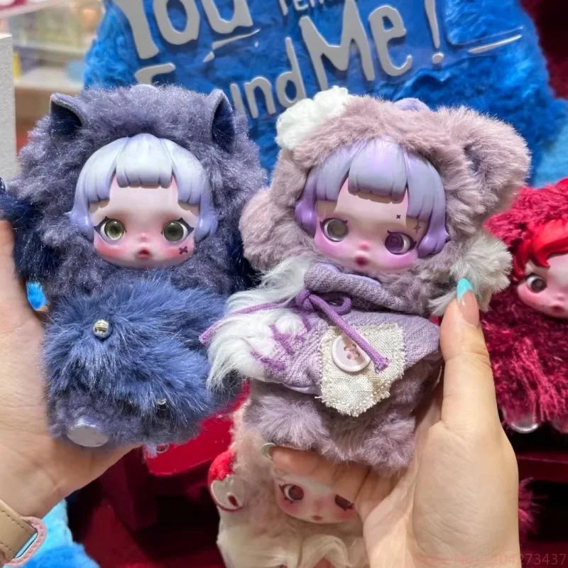 Фото POP MART Skullpanda «Вы нашел меня!» Серия слепая коробка кукла кулон орнамент игрушка загадочная коробка Коллекционный сюрприз Рождественский рождественский подарок №5