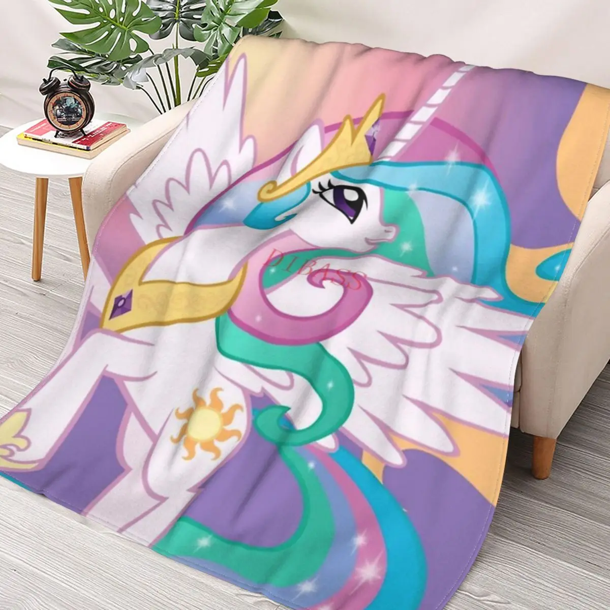 

Фланелевое покрывало принцессы Celestia с 3D принтом