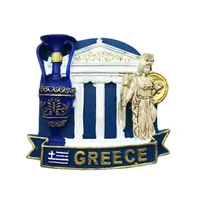 greece travelling souvenirs fridge magnets greek resort culture tourist souvenirs magnetic stickers for photo wall home decor