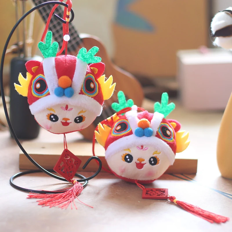 

Коллекция 2024 года, подвеска в виде куклы-талисмана со знаком зодиака, подвеска в виде сумки для автомобиля, детский подарок, домашний декор