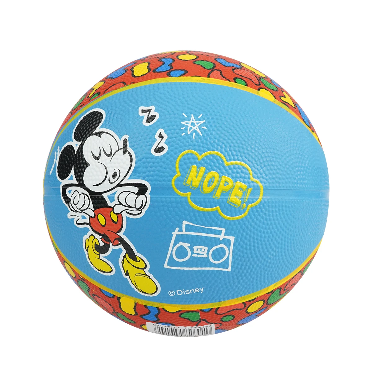 Высококачественный мягкий резиновый баскетбольный мяч Disney Lisence Микки Размер 7