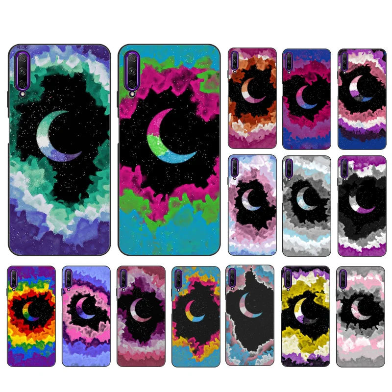 Чехол Moon ЛГБТ для телефона Huawei P50 Pro P30 P40 Lite P40Pro P20 lite P10 Plus Mate 20 Mate20 X |