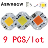 100w 70w 50w cob led chip for spotlight floodlight 220v 110v integrated led light beads aluminum f5454 white warm full spectrum