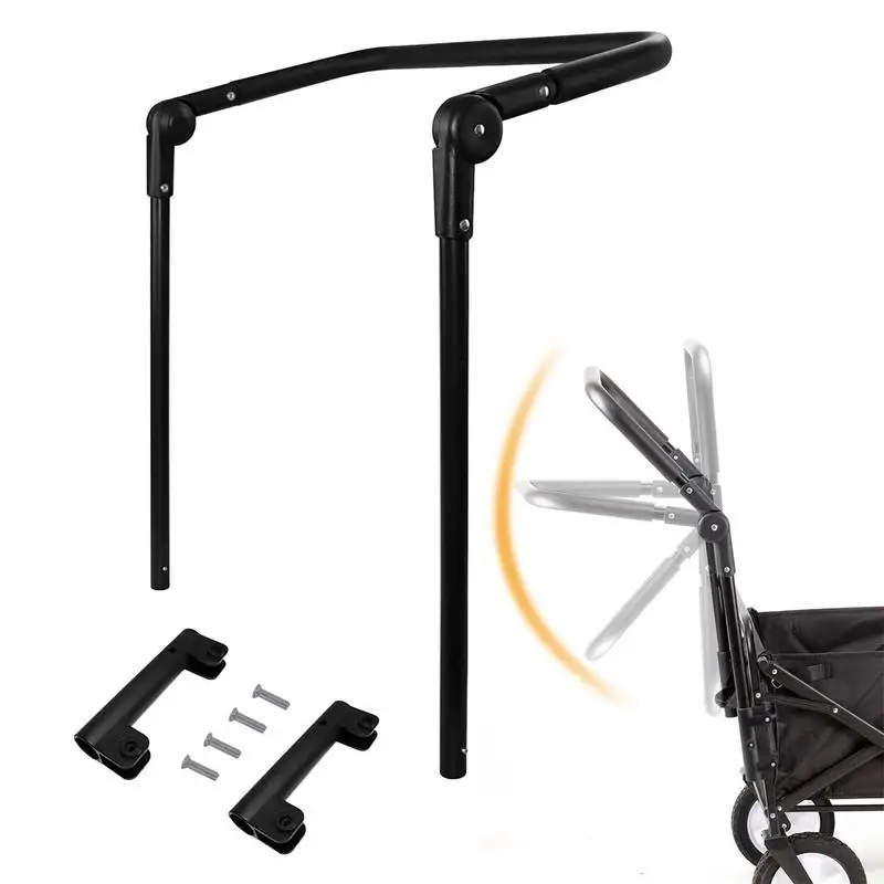 

Folding Cart Push Handle Camper Folding Cart Handle Accessory Portable Replacement For Shopping Cart ATV And Garden Cart
