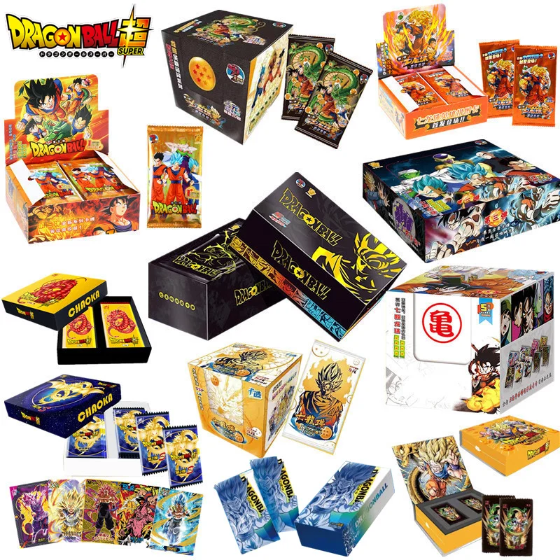 

2022 New Anime Dragon Ball Z Card Black Box Collection Edition 3D Stereo Card Supernatural Battle Son Goku Card TCG Holiday Gift
