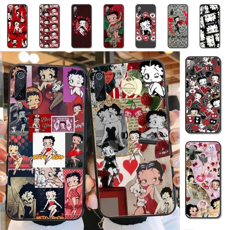 

B-Betty-Cute-Boop Phone Case for Xiaomi mi 8 9 10 lite pro 9SE 5 6 X max 2 3 mix2s F1