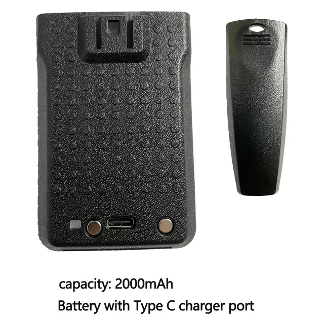 Walkie Talkie Li-ion Battery Pack 2000mAh for Radtel RT-490 Two Way Ham Radio