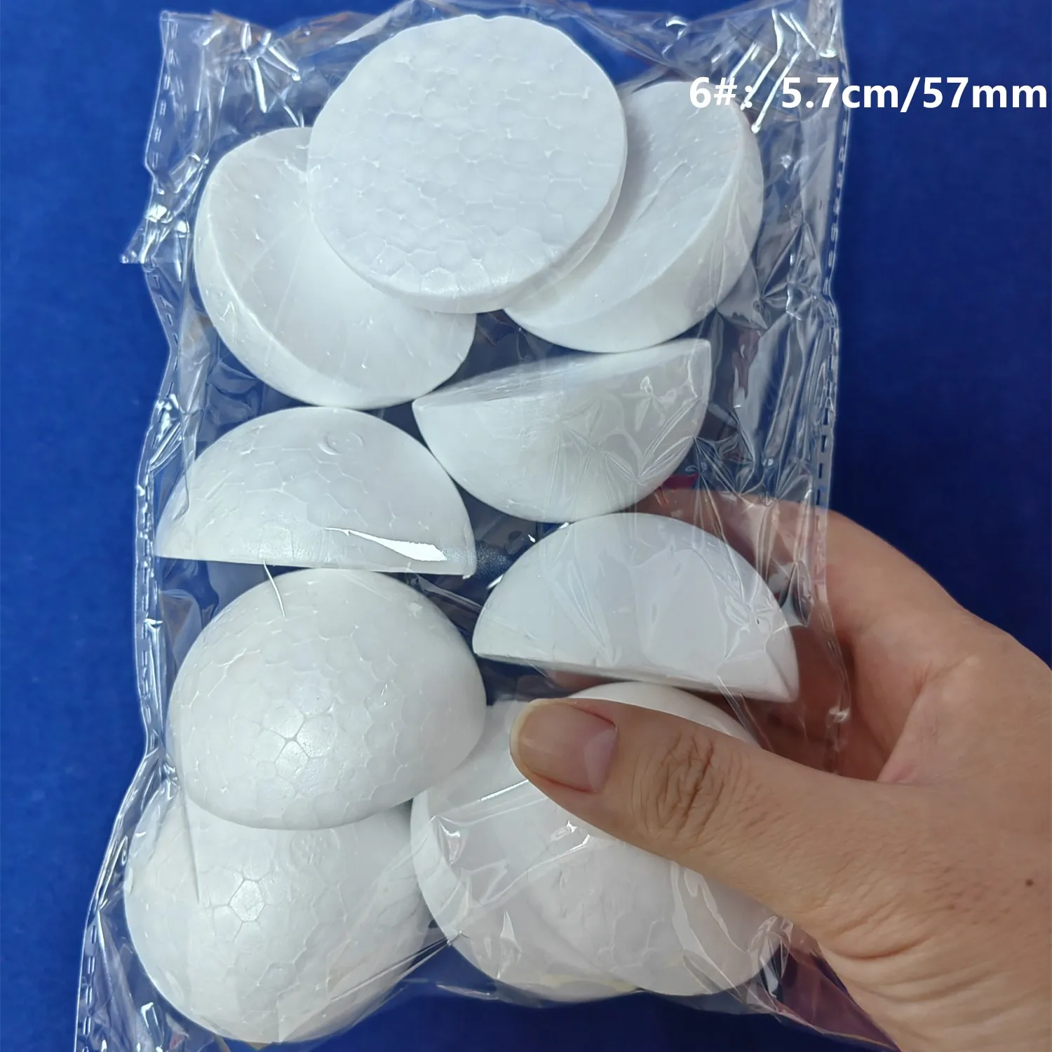 

Пенопластовые полукруглые шары Felicoalice 50-100 шт