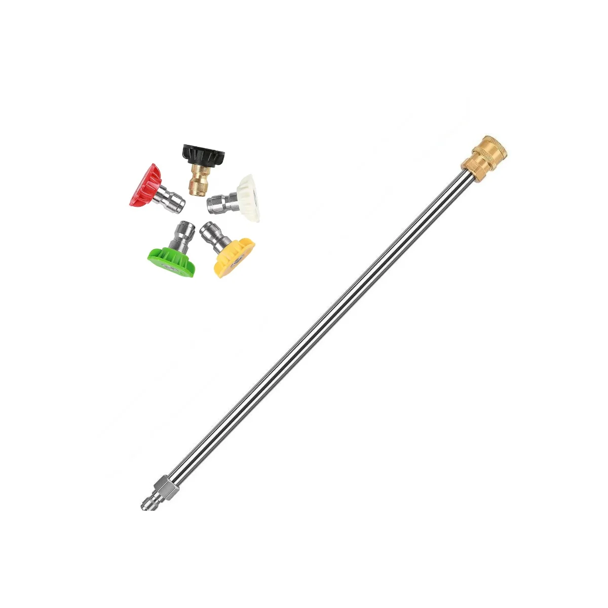 

WMIOKEE Трубка для мойки высокого давления из нержавеющей стали 39,5 см