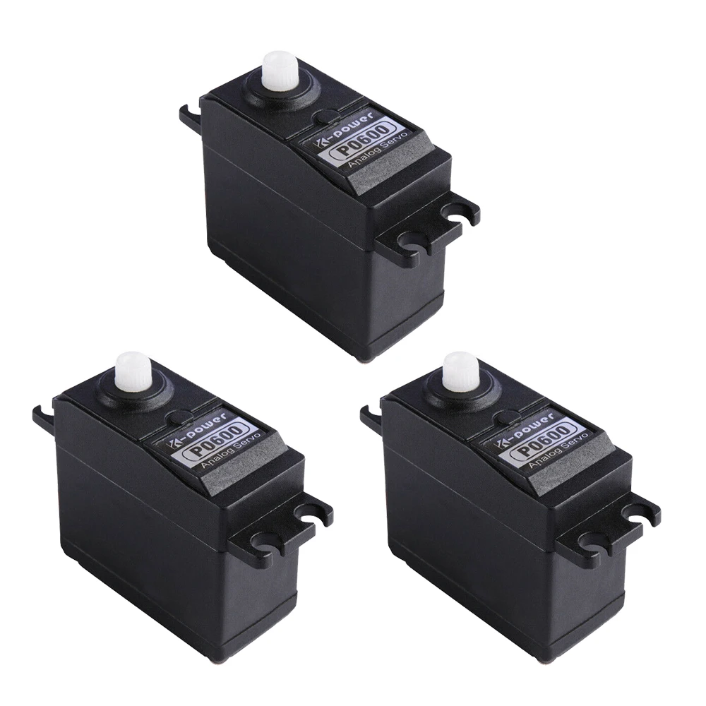 

3pcs K-power M0600 6KG Torque High Speed Analog Metal Gear waterproof Servo for RC Models