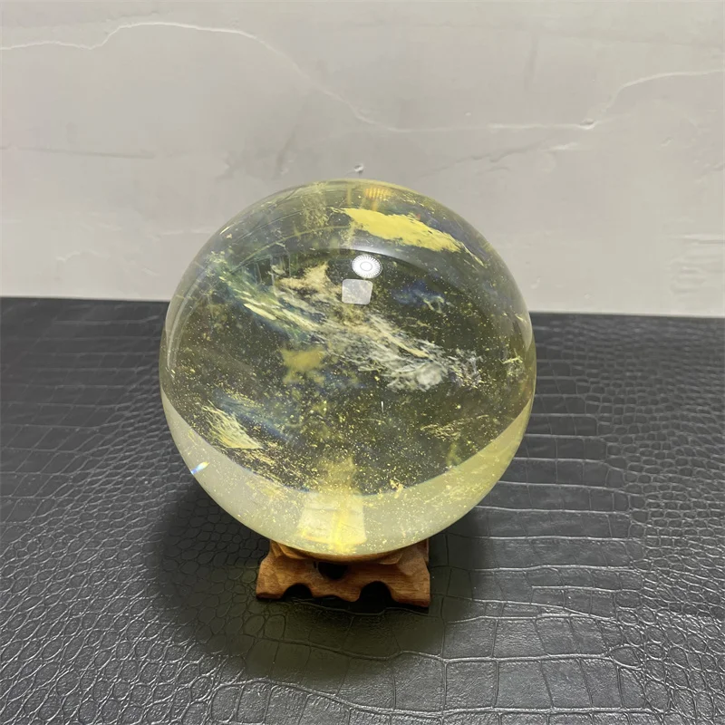 

Кварцевые шары RongDe Jewelry 14 см жёлтые