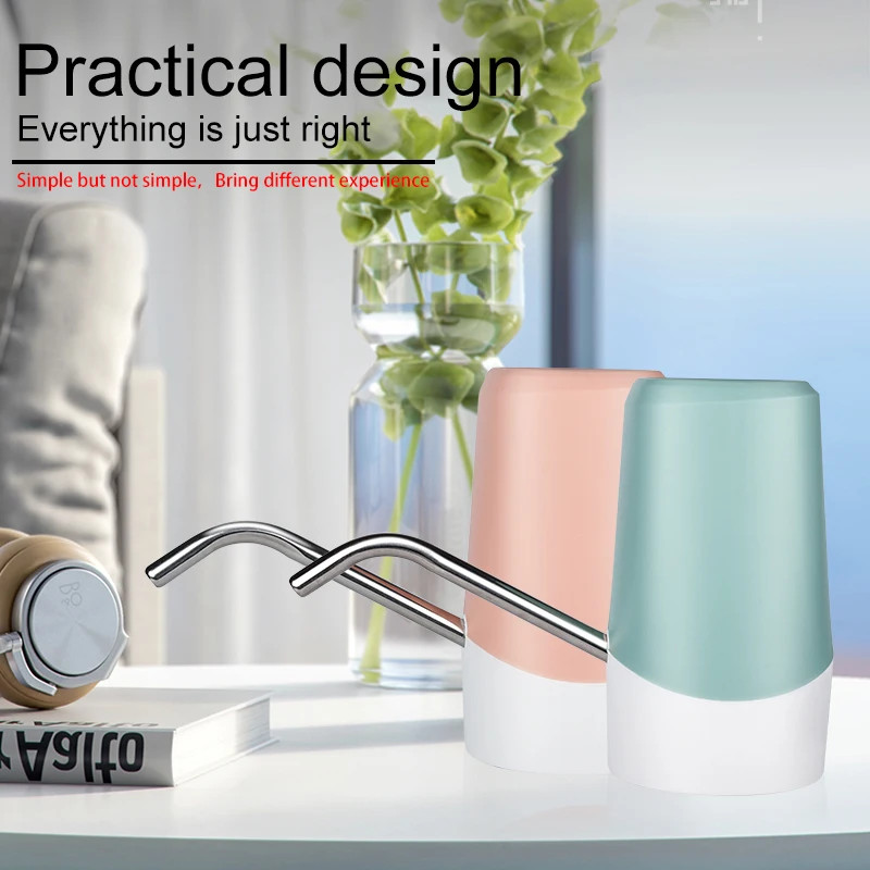 

Water Bottle Pump Dispenser Plastic Spigot Water Replacement Bottle Top Valve Faucet Dispenser Simple Device White Practical