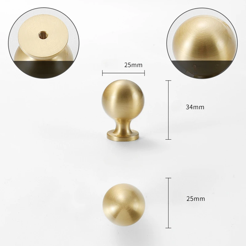 

Латунные ручки для шкафов