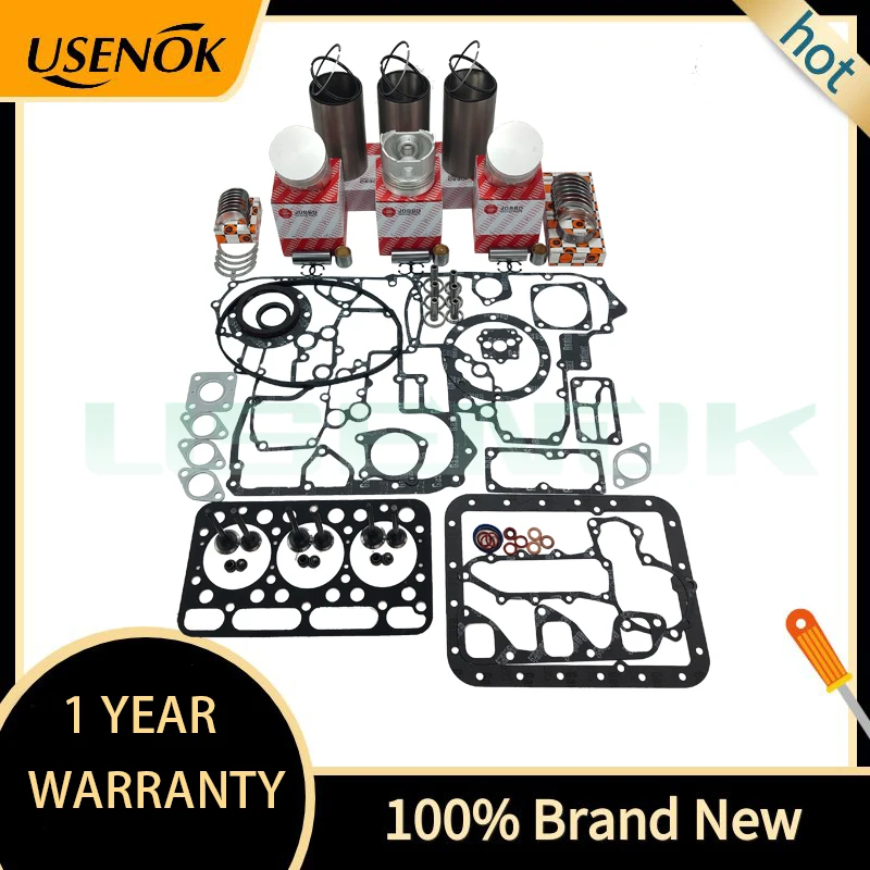 

Brand New Engine Overhaul Rebuild Kit for Kubota D1402 Engine Machinery Parts