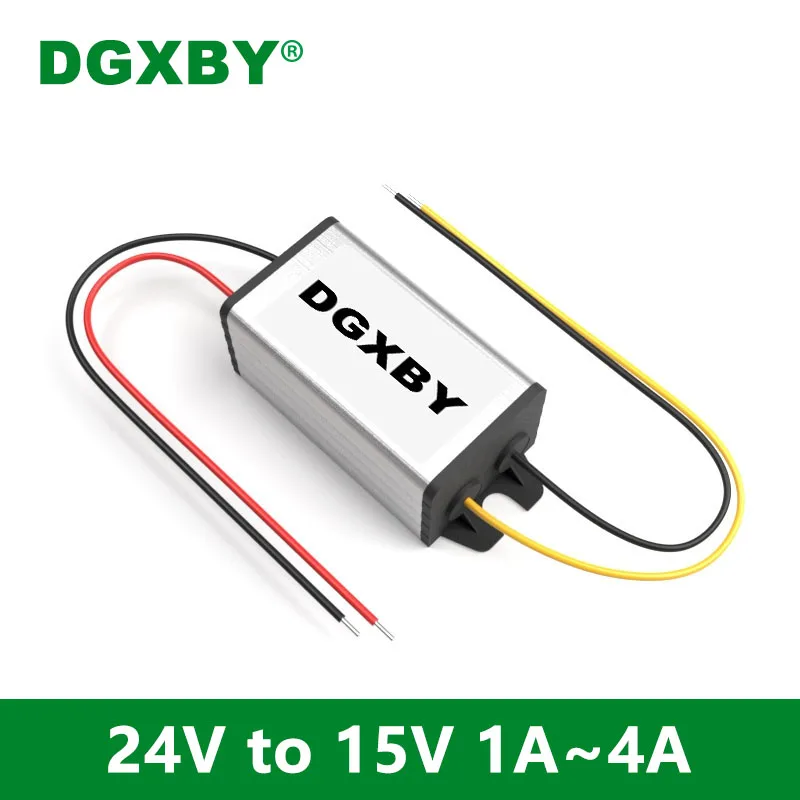 

24V to 15V 1A 2A 3A 4A Power Regulator Converter 18-40V to 15V DC Buck Module for Car/Truck CE Certification