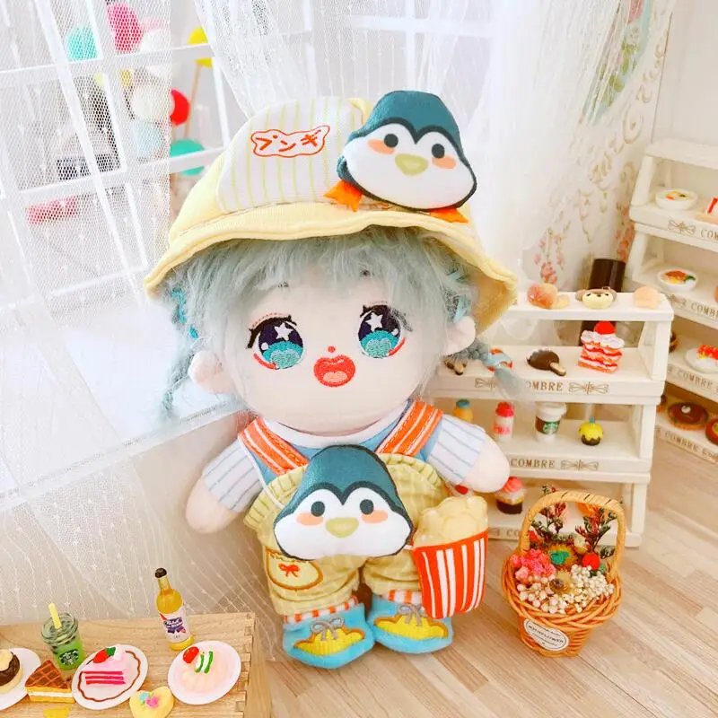

[MYKPOP] KPOP Plush Doll's Clothes & Accessories: Clothes 7pcs for 20cm Dolls(without Doll) Fans Collection SC23030914