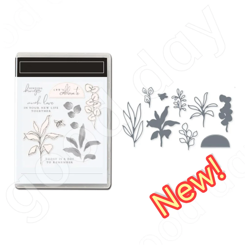 

New Arrival Bees and Grass Clear Stamps or Metal Cutting Dies Sets for DIY Craft Making Card Scrapbooking 2023 Christmas