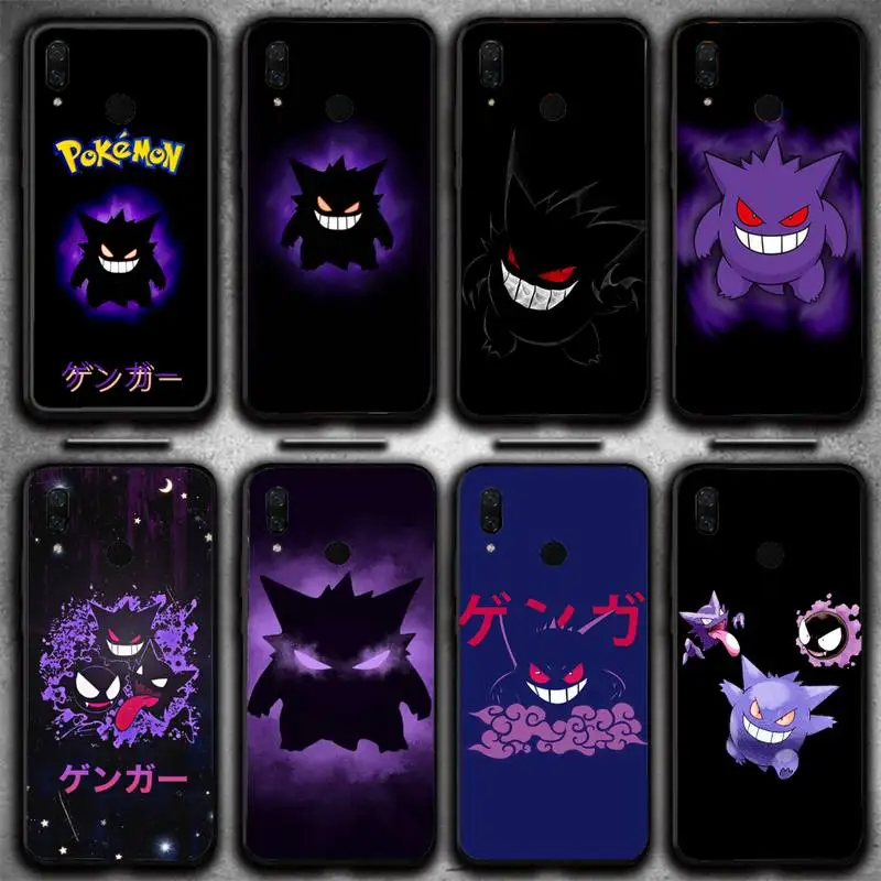 

BANDAI-Gengar Phone Case For Xiaomi Mi 11 10 A2 A2lite A1 9 9SE 8Lite 8explorer F1 Poco M3 X3 Pro Fundas Cove