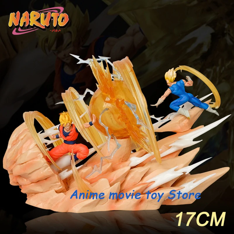 Серии Dragon Ball GK ручной Wukong VS Magic Bay Super Saiyan Can Shine Аниме периферийные модели статуи