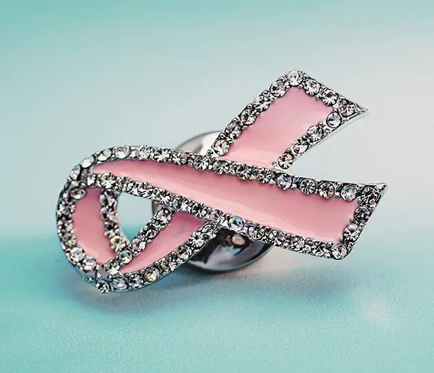 Брошь-бант с эмалью, серебристого цвета, 1,2 дюйма