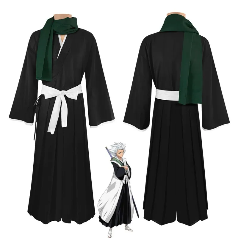 

Аниме отбеливатель Hitsugaya Toushirou Ten капитан, для косплея костюм мужское кимоно Униформа накидка костюм Хэллоуин