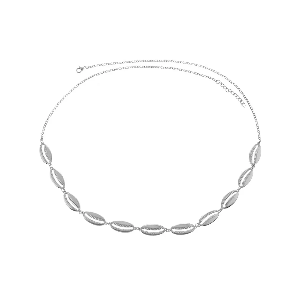 2021 designer original summer personality metal shell waist chain sexy bikini beach jewelry factory wholesale | Украшения и