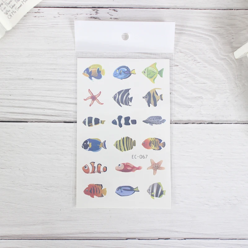 VeeCharm-экзотические тропические рыбки с животными для океана-водонепроницаемая