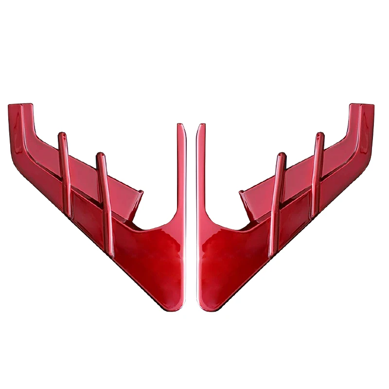 

1 пара Красного пластикового автомобильного внешнего переднего левого и правого крыла, защитная крышка для краев камеры, декоративная отде...