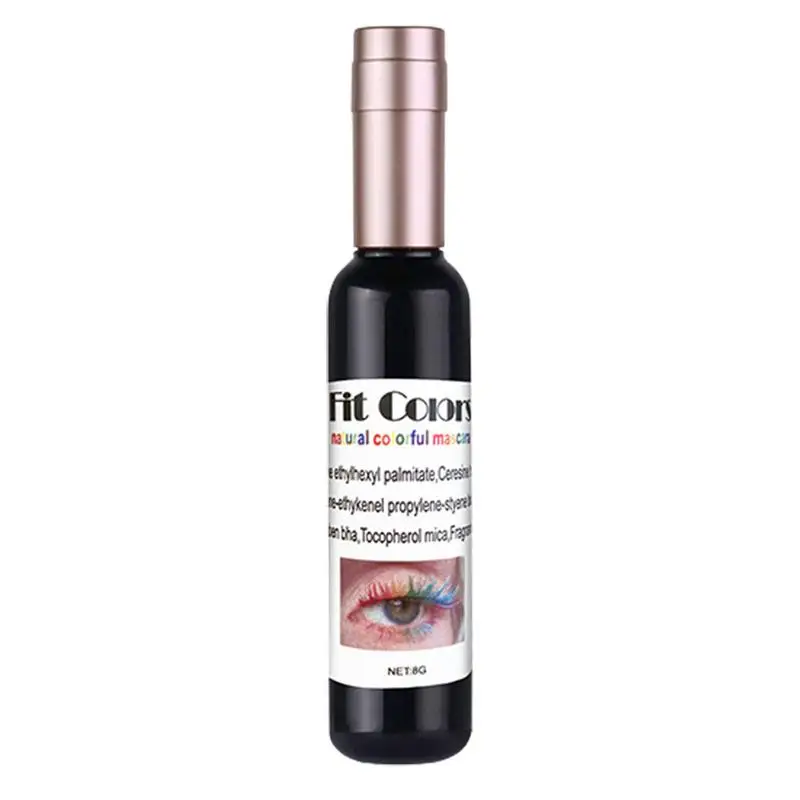 

Waterproof Colored Mascara Waterproof Colorful Mascara With Wine Bottle Shape Smudge-proof Charming Makeup Cosmetics Gift For