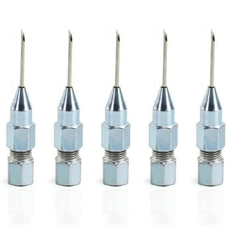 

The Mouth Grease Injector Grease Gun Needle Tip Long Stainless Steel Needle-Type Adapter For Lubricating In Tight Places Tools