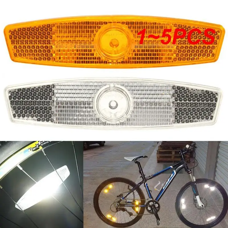 

Светоотражающие полосы для горного велосипеда, желтые строительные полосы, Светоотражающие Полоски для безопасных спиц, 1 ~ 5 шт.